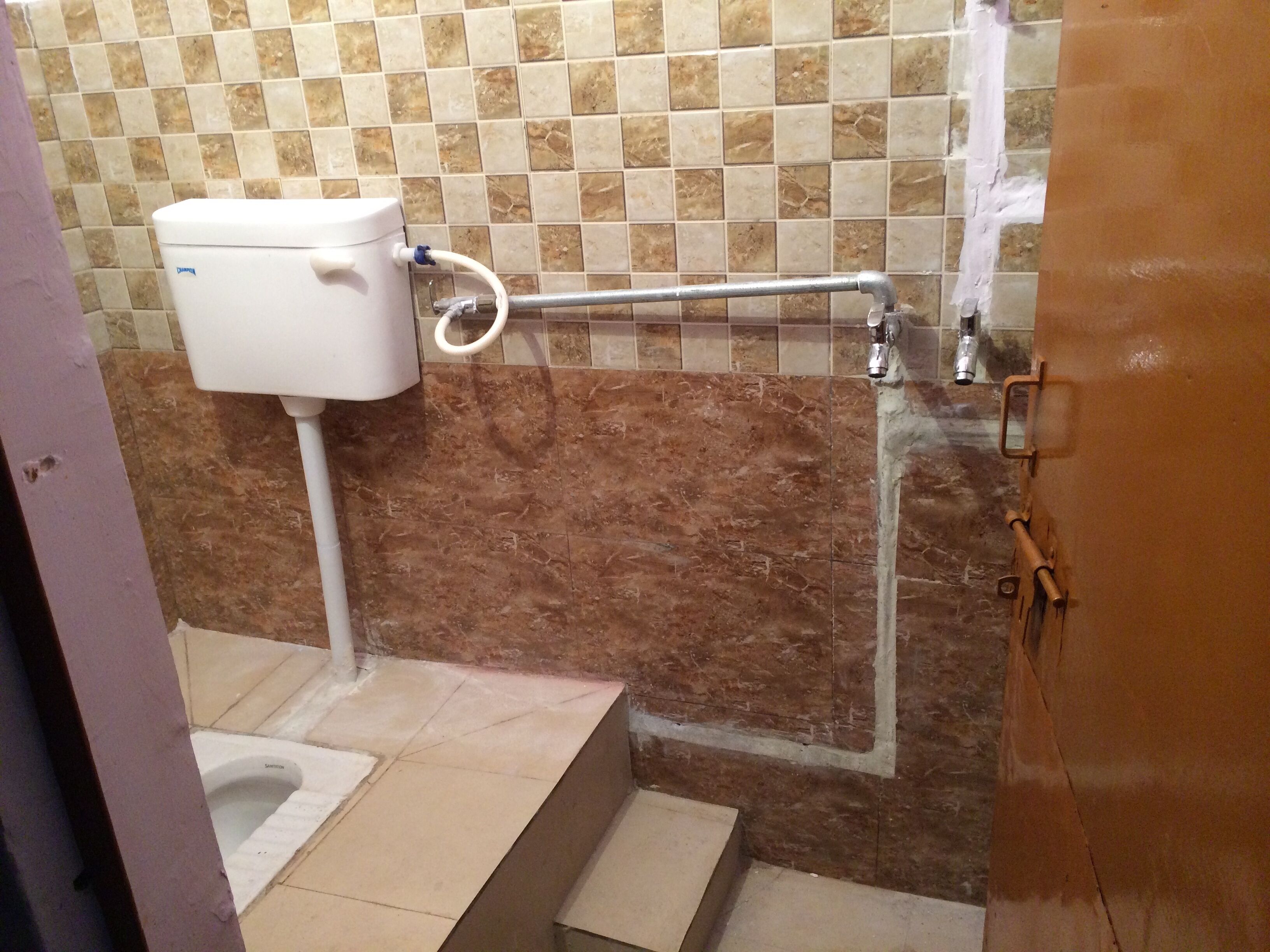 Open terrace with double bedroom