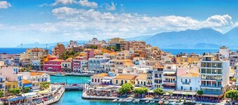 Villa DORE, magnificent view of the sea and mirabello bay