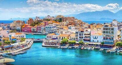 Villa DORE, herrliche Aussicht auf das Meer und Mirabello Bay