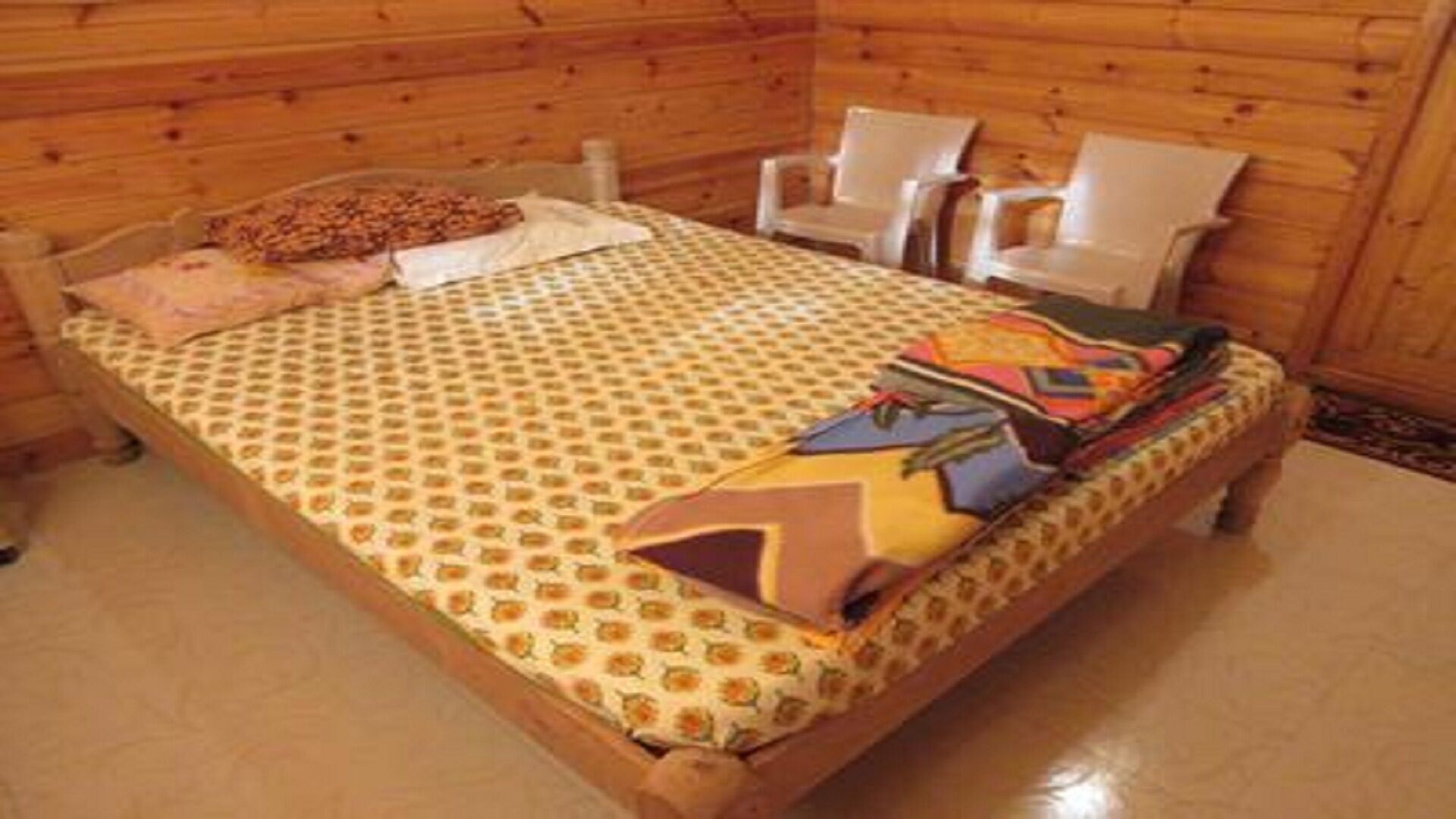 Wooden cottages on the beach