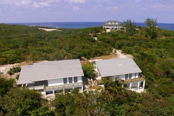 Aieral view of TV 1 (on right w/ larger balcony) and TV 2/ larger covered porch