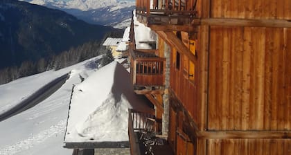 Pied des pistes/coeur station, plain pied, magnifique vue sud panoramique, 6/8p