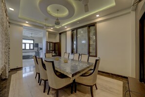 Dining - "Krishan kunj vacation home"Luxurious centrally located 4BHK Homestay Apartment (jaipur)