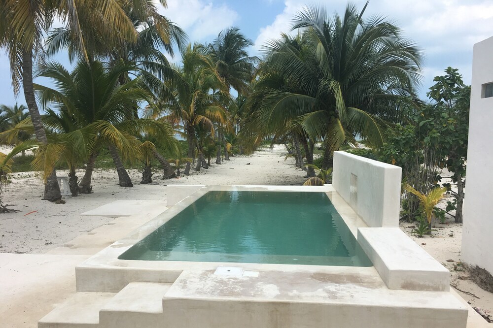 Casa del Palmar, in the beach,Telchac Puerto Yucatan
