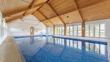 Indoor pool, a heated pool
