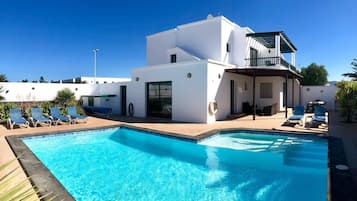 Una piscina riscaldata