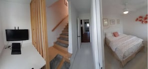 3 sovrum, skrivbord, resesäng och wi-fi