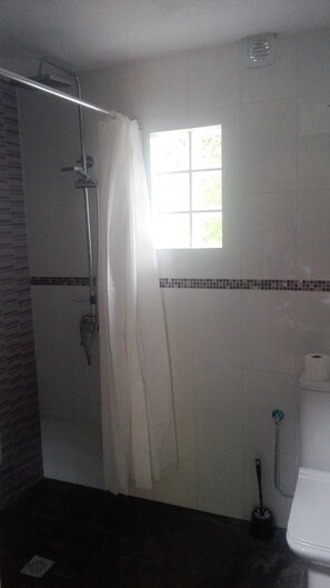 Soap, shampoo, toilet paper