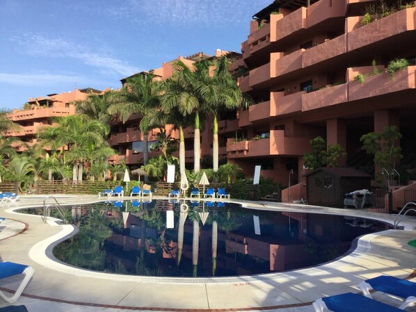 Una piscina climatizada