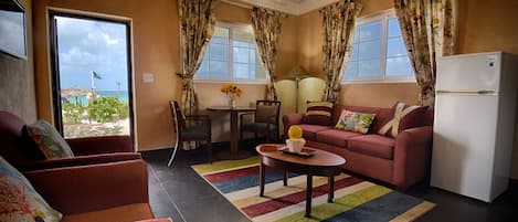 Smart TV, DVD player, books