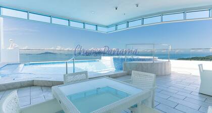 24o Penthouse Unique Design 2 Balconies Oceanview