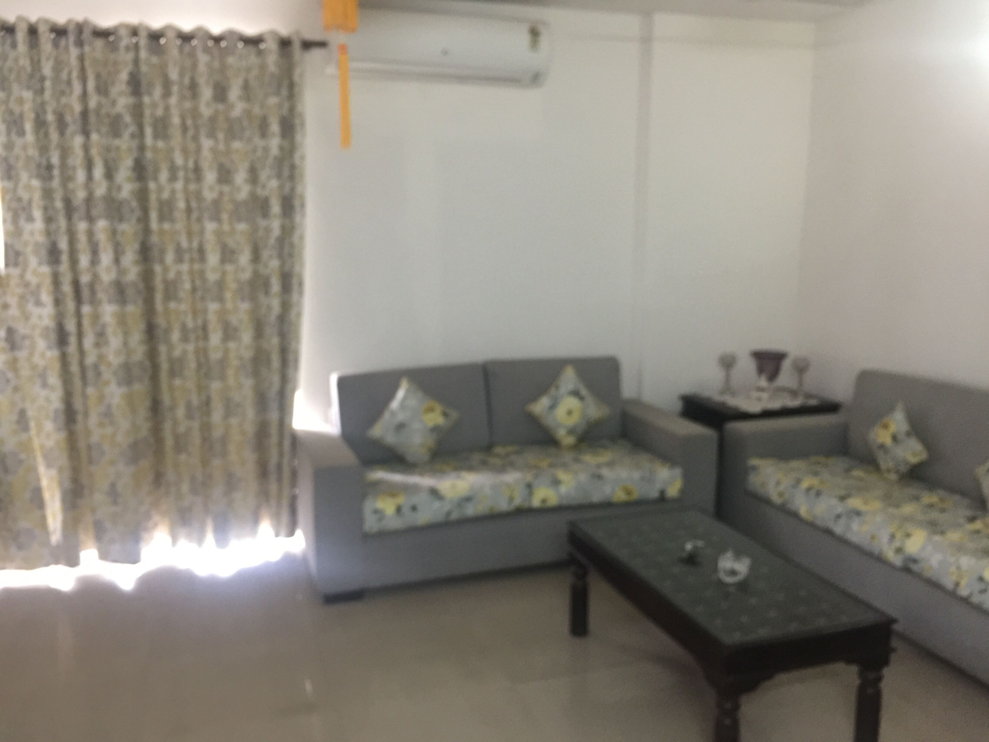 1 Bed Room with attached washroom and a balcony with an excellent view