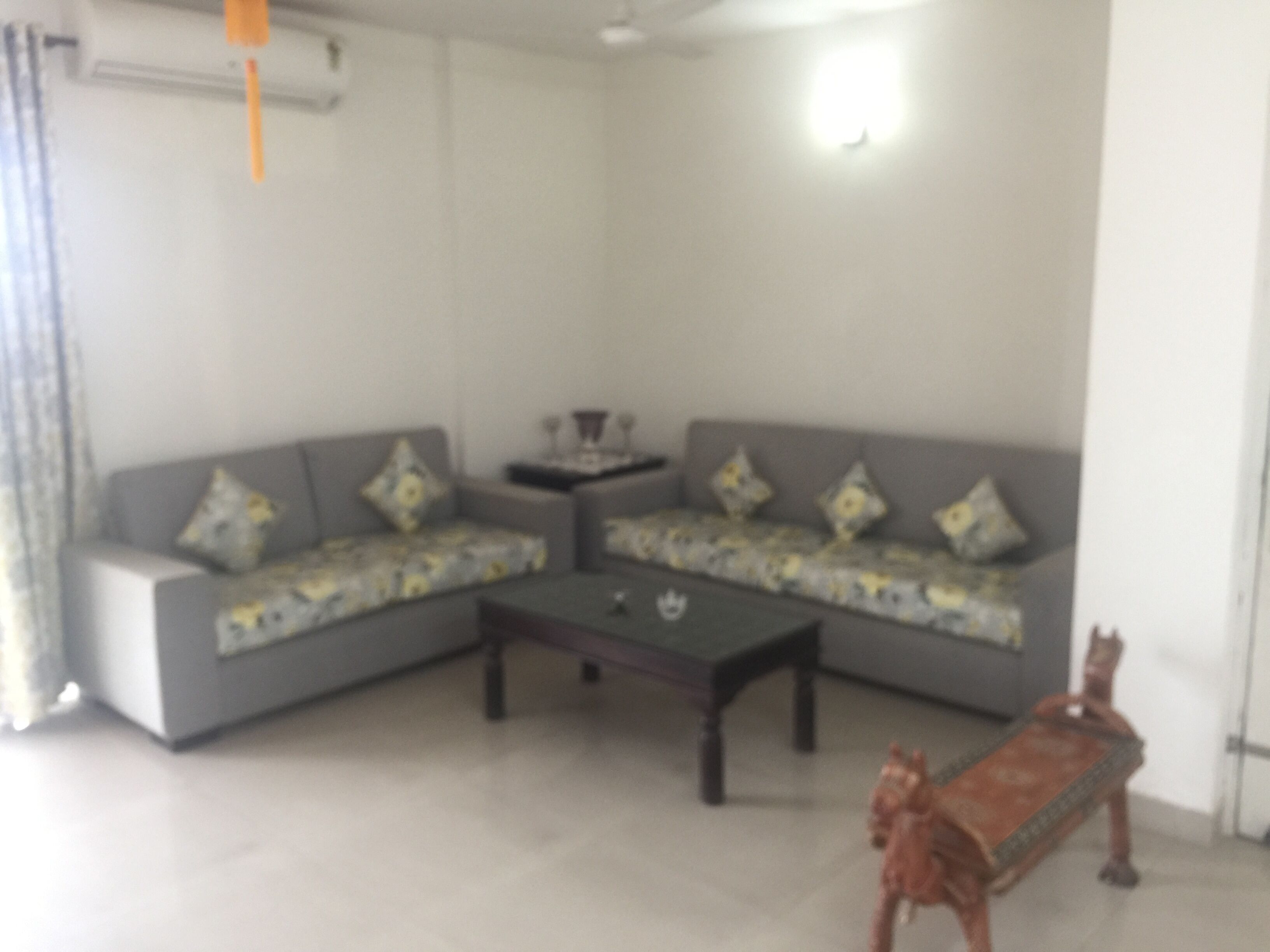 1 Bed Room with attached washroom and a balcony with an excellent view