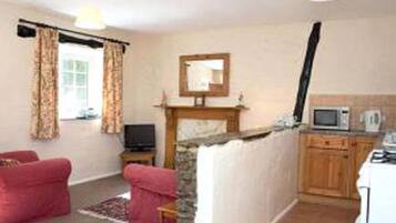 Télévision, lecteur de DVD, livres