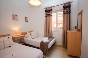 2 bedrooms, iron/ironing board