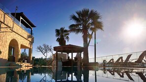 Una piscina riscaldata
