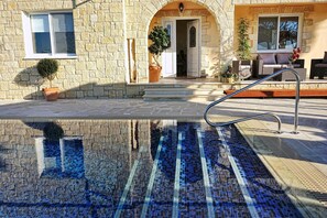 Una piscina riscaldata