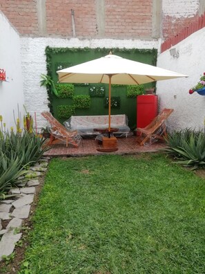 Terrace/patio - Cerro beach house Azul, surfing, fishing, running, swimming, marine gastronomy (Cerro Azul)