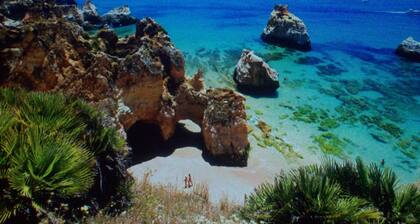 Villa with Charm next to the beach,300 meters.Private pool, Free AirC. & WIFI