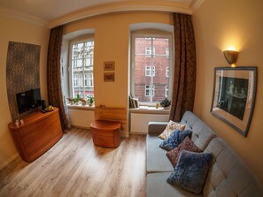 TV, books - Vanilla Sky Apartment Wroclaw (Krzyki)