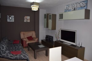 TV - Apartment with pool near the center and the beach (Puerto de Mazarrón)