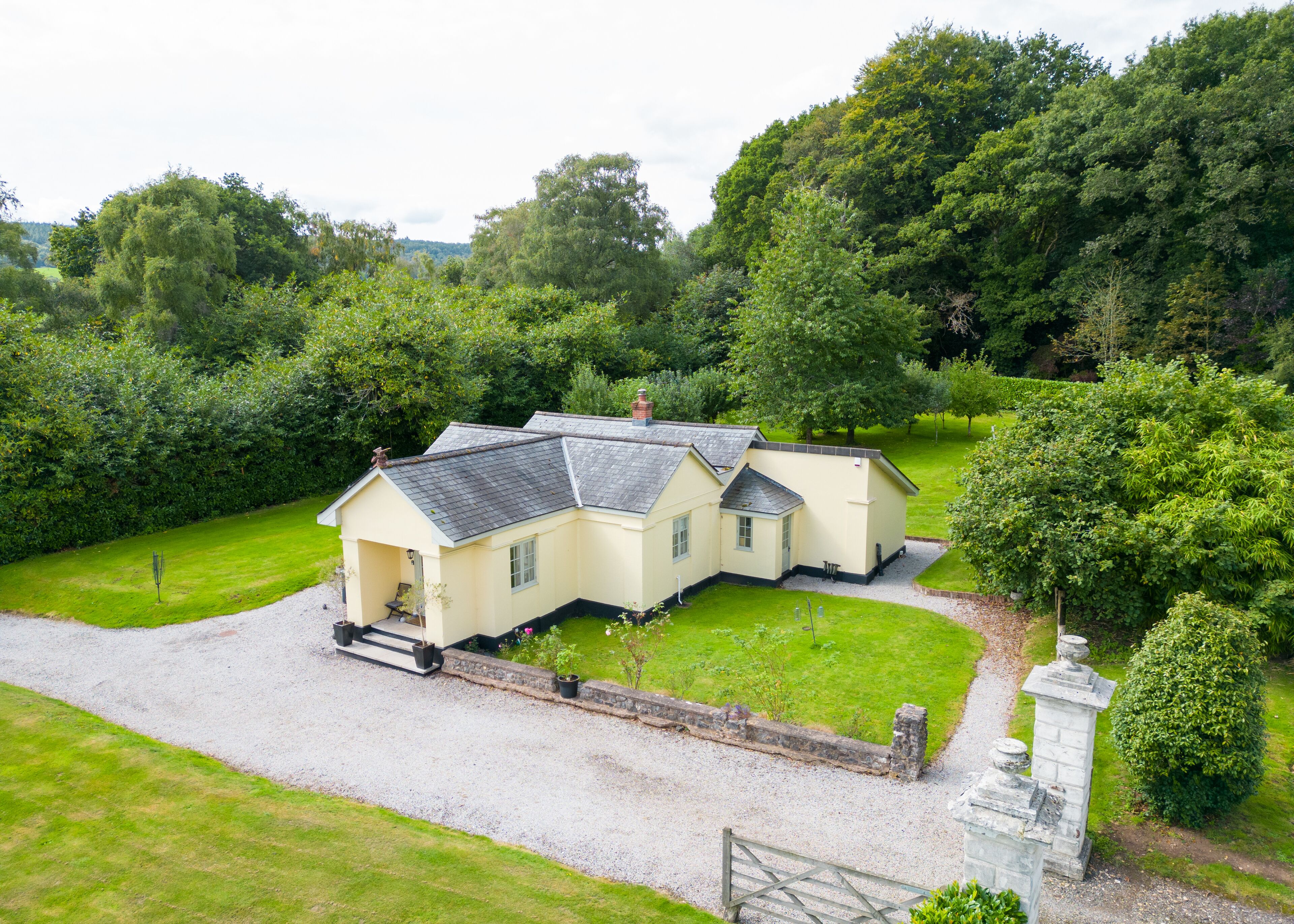 Just outside Exeter, stunning views of Devon hills, estuary and the sea beyond.
