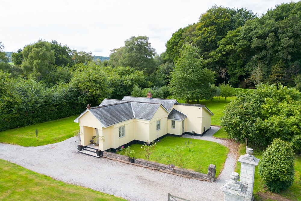 Just outside Exeter, stunning views of Devon hills, estuary and the sea beyond.