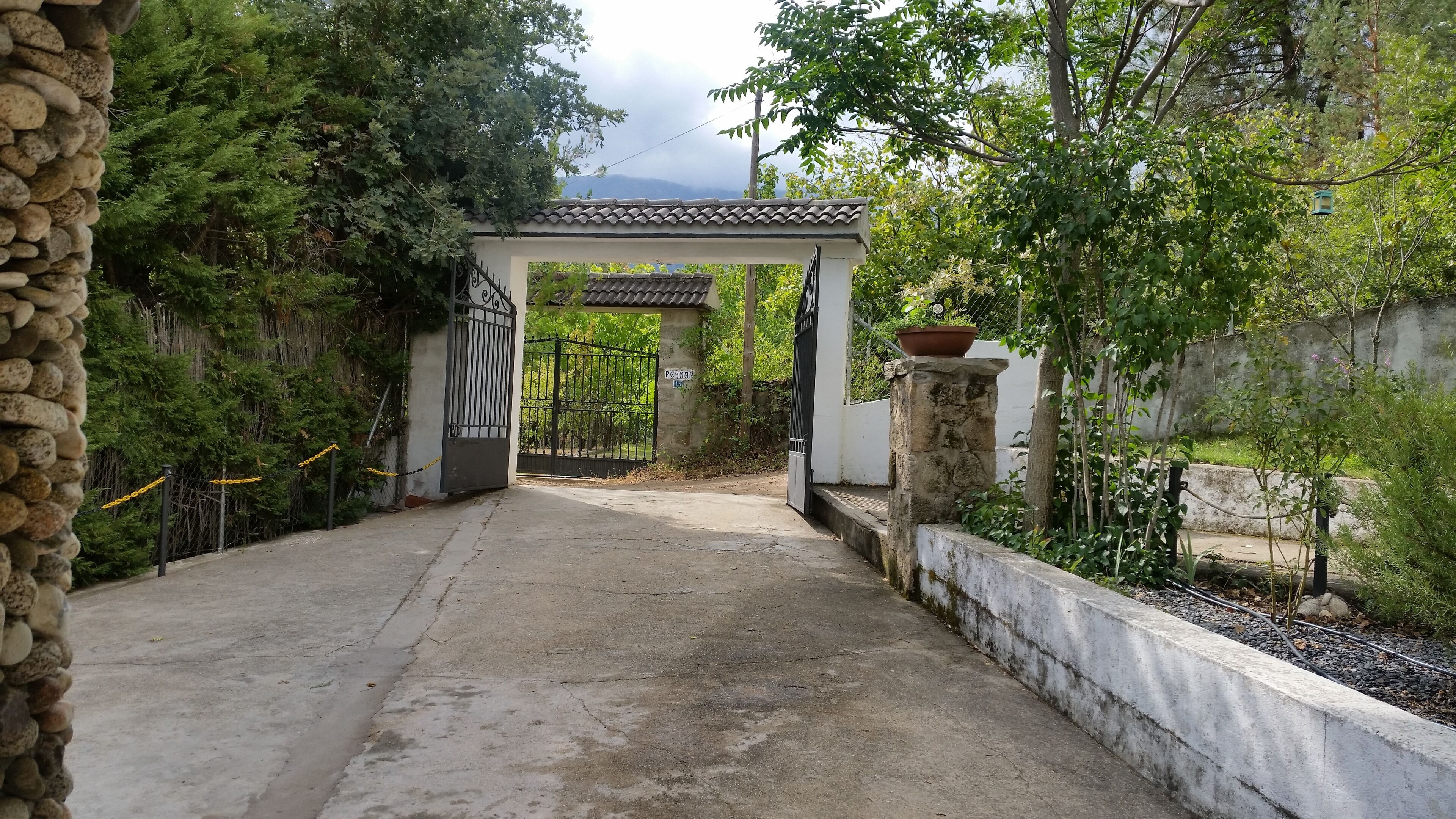 Enceinte de l’hébergement