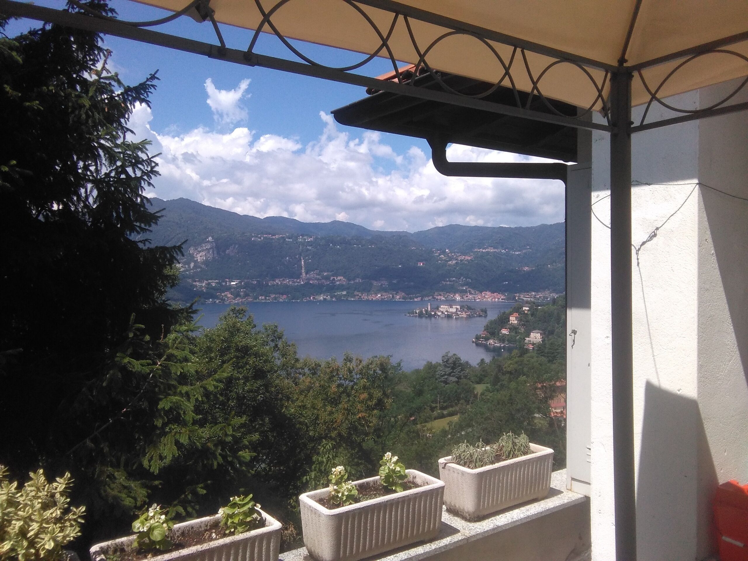 A terrace on Lake Orta