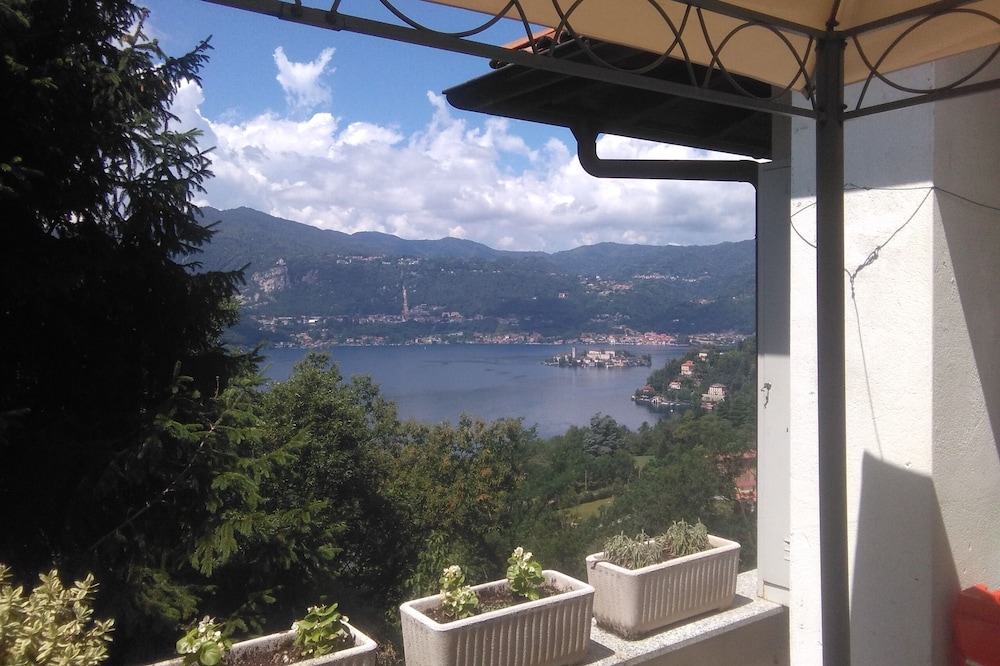 A terrace on Lake Orta