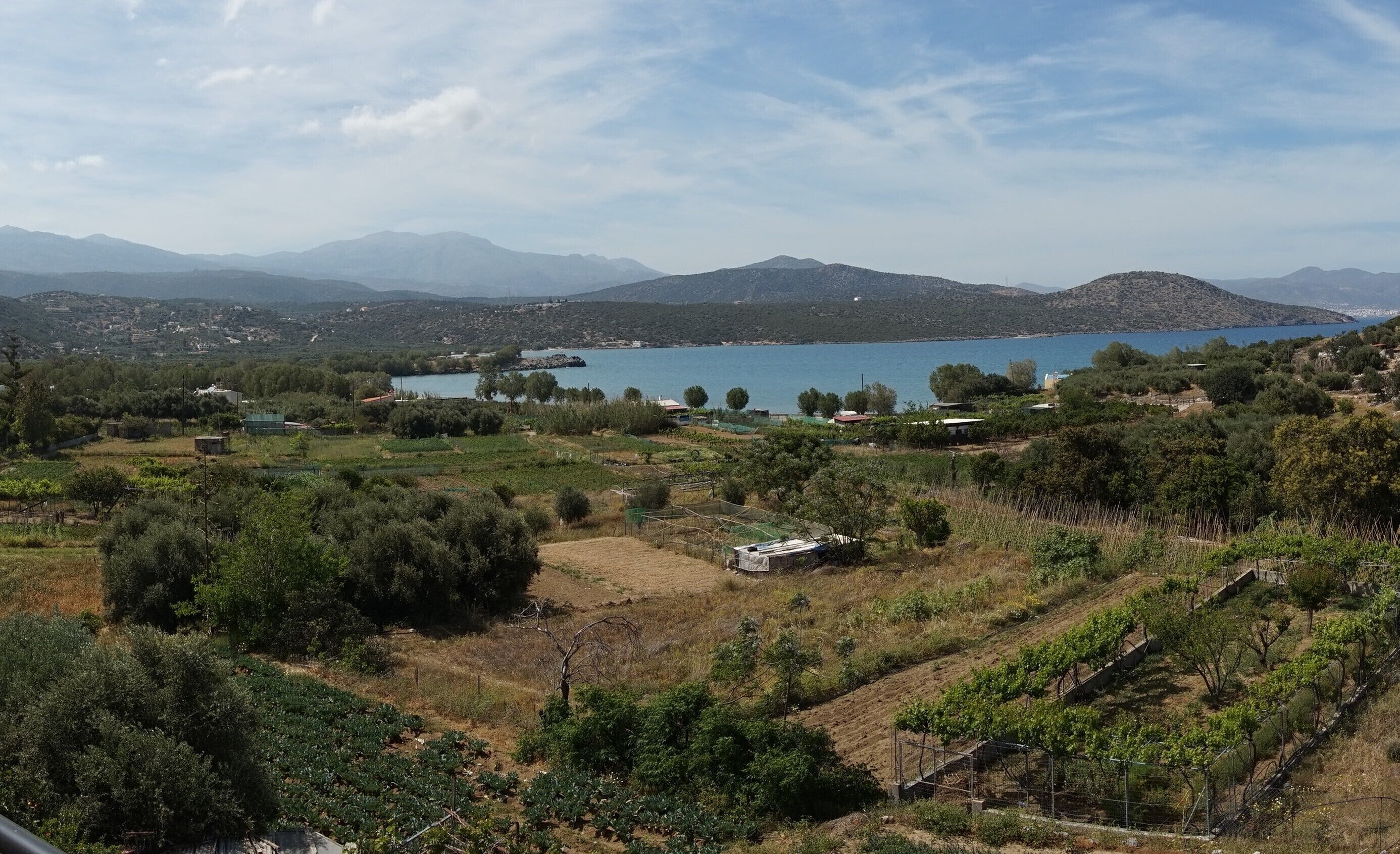 Blick von der Unterkunft