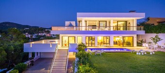 Stunning Villa Close To Ibiza Town with Panoramic Sea and Sunset views