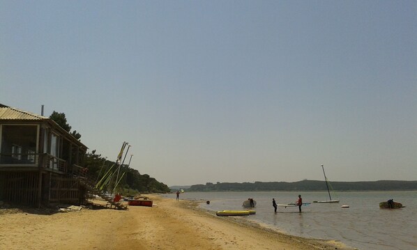 Beach nearby, beach towels