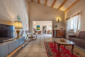 TV, fireplace, DVD player, table football - Villa in the countryside between the sea and the Gran Sasso (Castilenti)