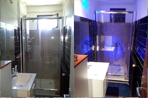 Dusche, Haartrockner, Seife