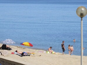 Na praia 