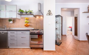 Fridge, microwave, oven, stovetop - Apartment 10 minutes from City Centre (Pula)