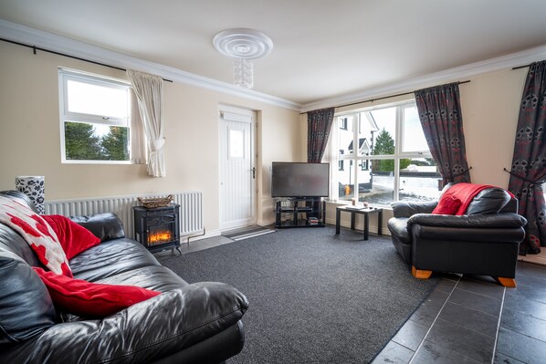 Televisión y reproductor de DVD 