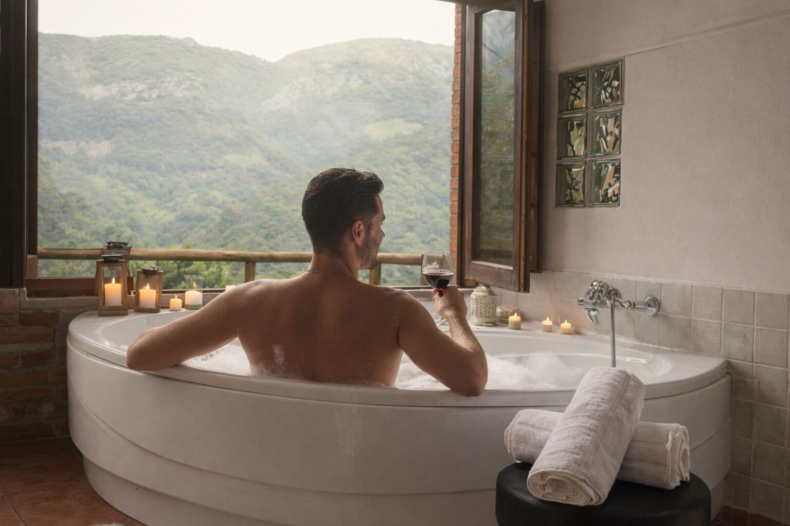 Tina, tina de hidromasaje, secadora de cabello, bidet 