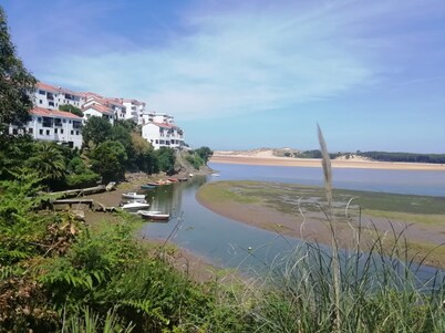 New apartment in Mogro with garden and pool. Beach.