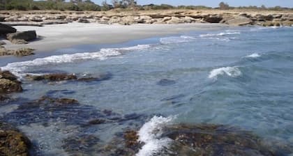 Villa located in first position facing a beautiful sandy beach Kerkouane