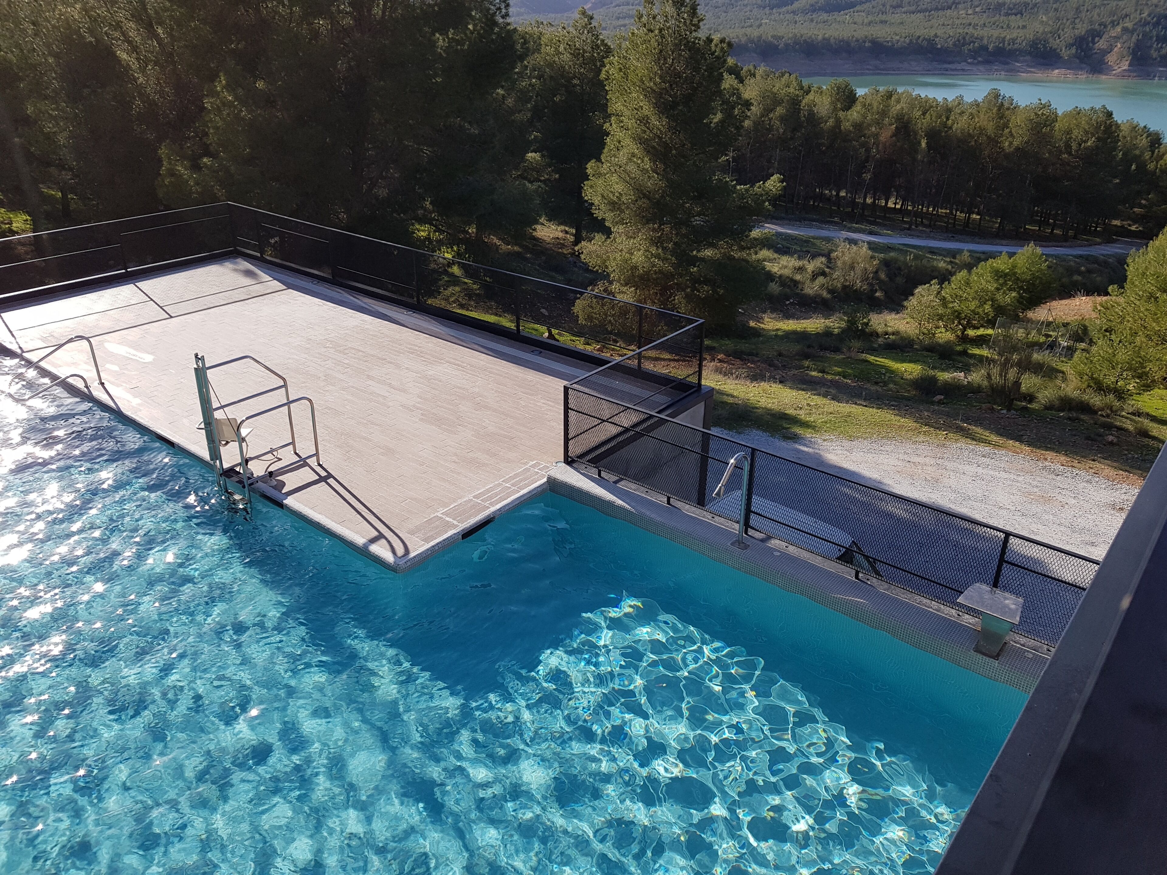 swimming pool at the lovely Banos de zujar,  just 10  to 15minutes away 