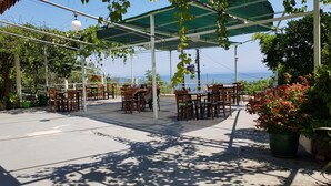 Outdoor dining - Manoleas Taverna & Rooms to Let  (Kynouria)