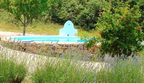 Outdoor pool - Country House with Swimming Pool Large Terrace and an amazing panoramic view (Marvão)