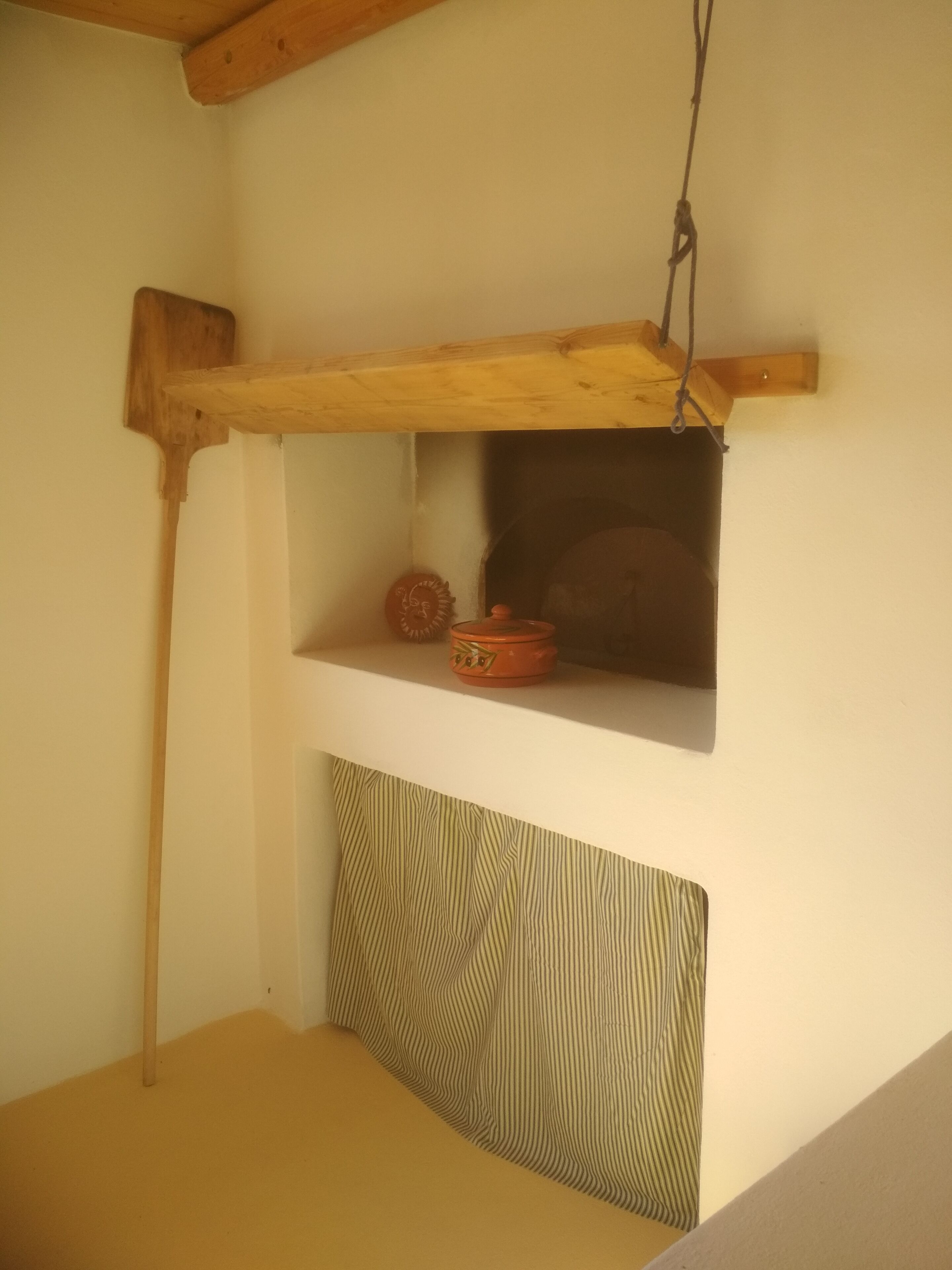 a house between the sky and the sea of ​​the island of Leros