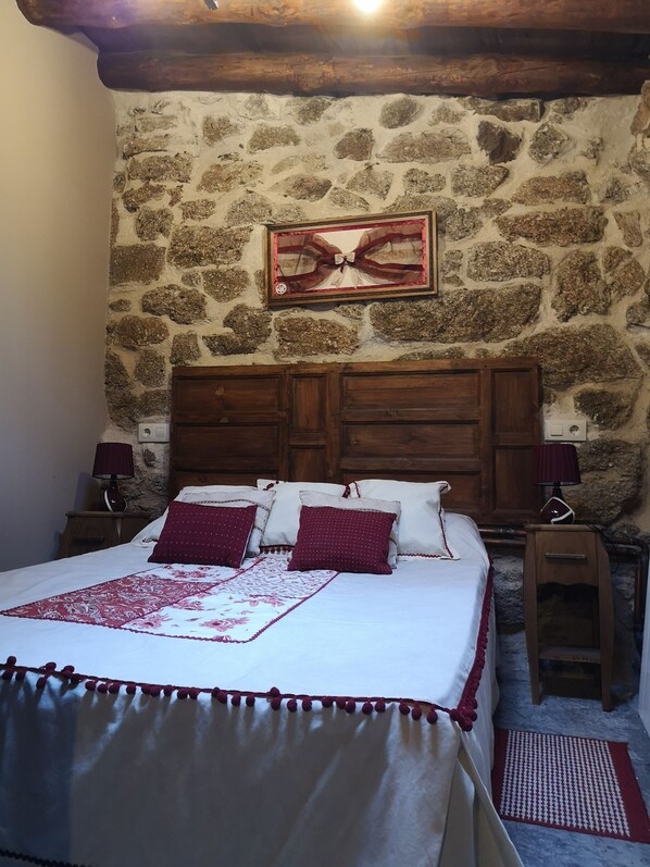 2 bedrooms, bed sheets