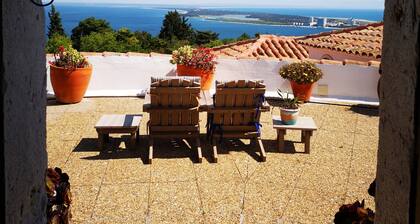 Moulin romantique avec magnifique vue