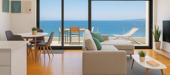 Elegante appartamento con vista sul mare