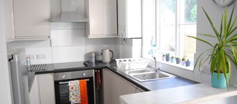 Modern house in beautiful historic town