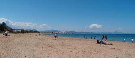 On the beach